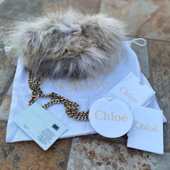 Chloe Handbags - SOLD Chloé Georgia Fur Crossbody Flap Bag NWT